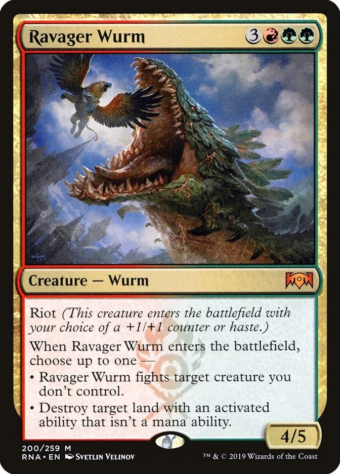 Ravager Wurm (200) (Ravnica Allegiance)