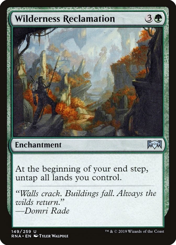 Image for Wilderness Reclamation (149) (Ravnica Allegiance) - Magic: The Gathering