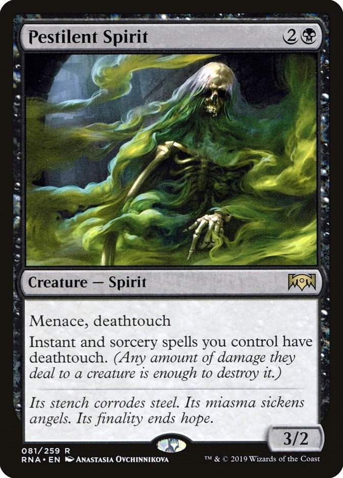 Pestilent Spirit (81) (Ravnica Allegiance)