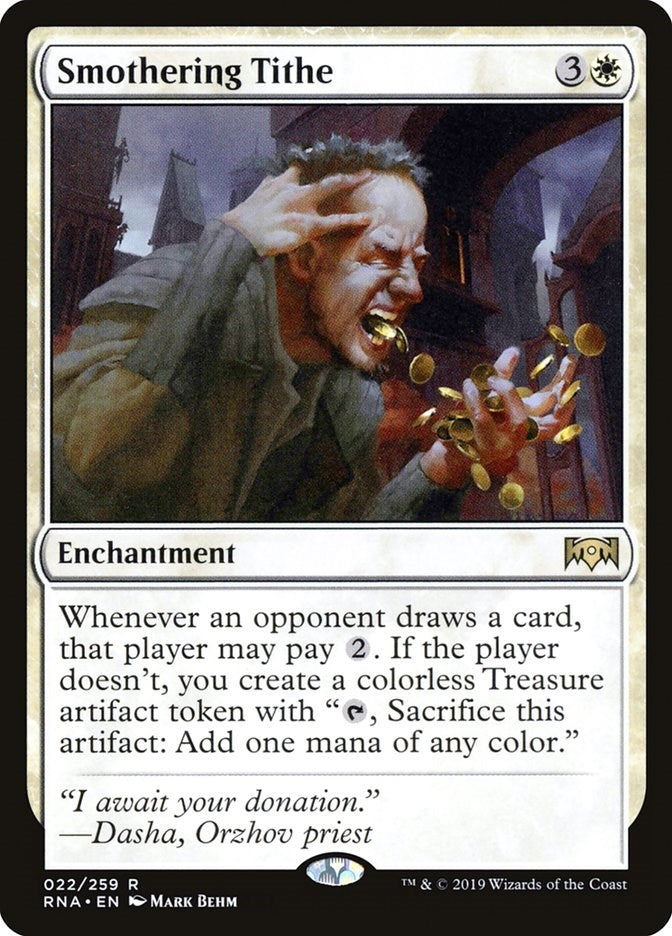 Smothering Tithe (22) (Ravnica Allegiance) (RNA)