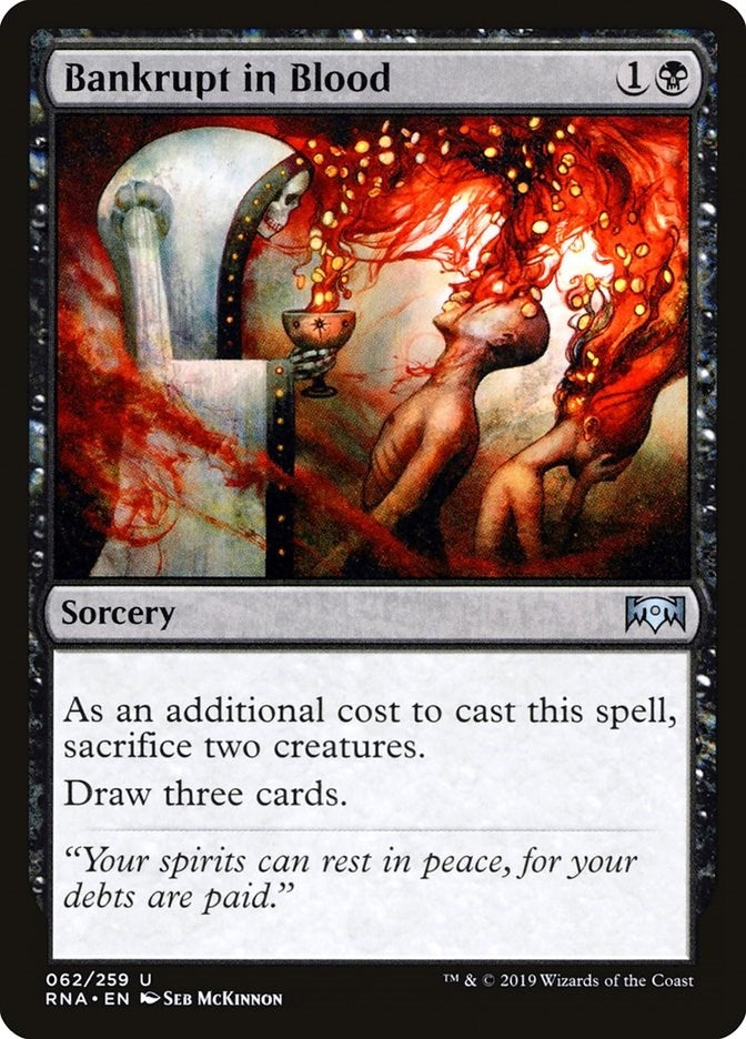 Bankrupt in Blood (62) (Ravnica Allegiance)