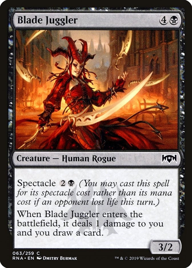 Image for Blade Juggler (63) (Ravnica Allegiance) - Magic: The Gathering