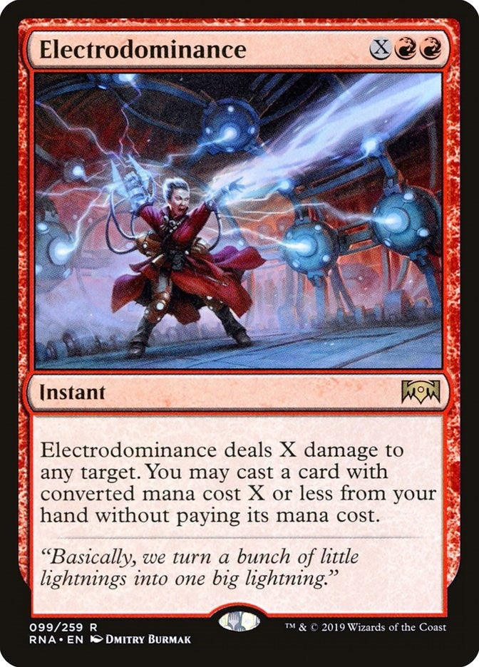 Image for Electrodominance (99) (Ravnica Allegiance) - Magic: The Gathering