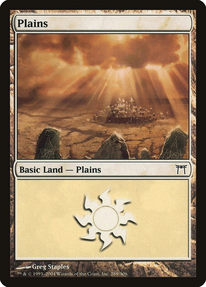 Image for Plains (288) (288) (Champions of Kamigawa) (CHK) - Magic: The Gathering