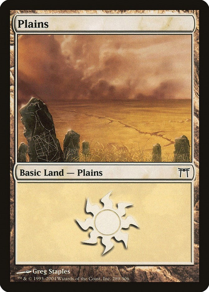 Image for Plains (289) (289) (Champions of Kamigawa) (CHK) - Magic: The Gathering