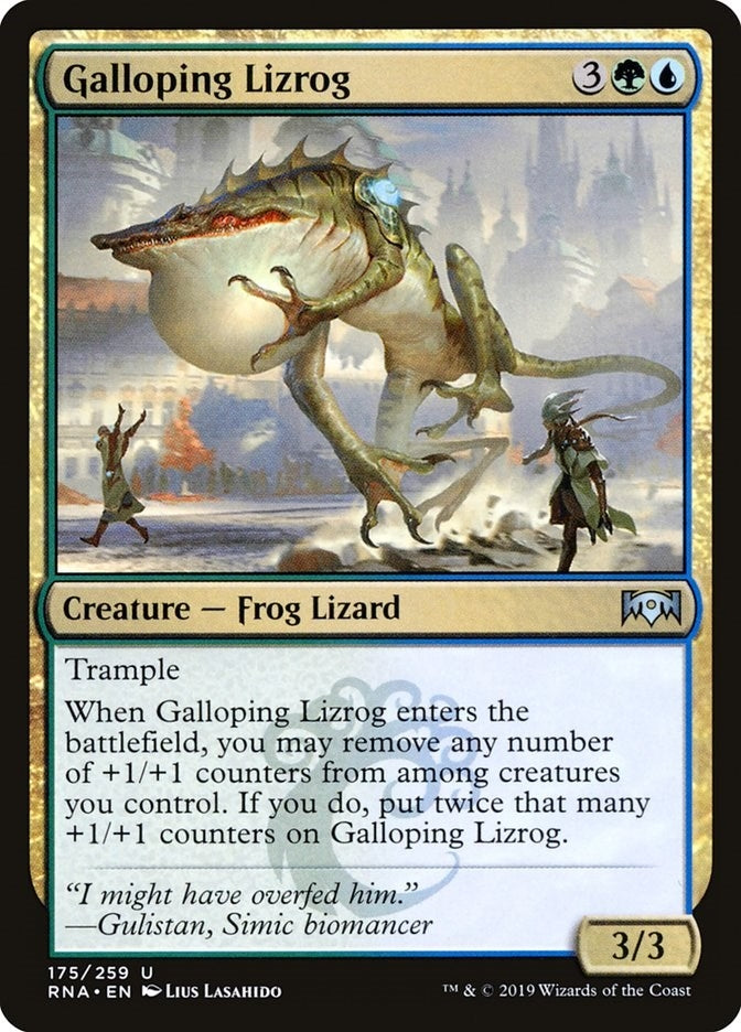 Image for Galloping Lizrog (175) (Ravnica Allegiance) - Magic: The Gathering