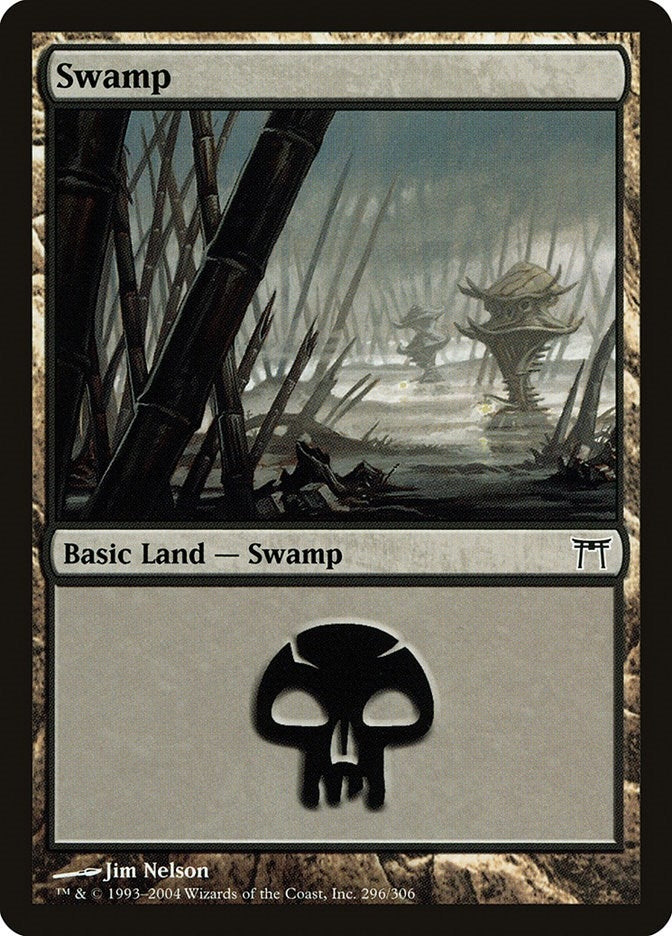 Image for Swamp (296) (296) (Champions of Kamigawa) (CHK) - Magic: The Gathering