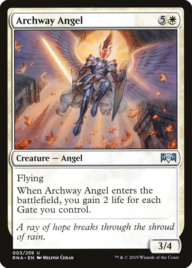 Image for Archway Angel (3) (Ravnica Allegiance) - Magic: The Gathering