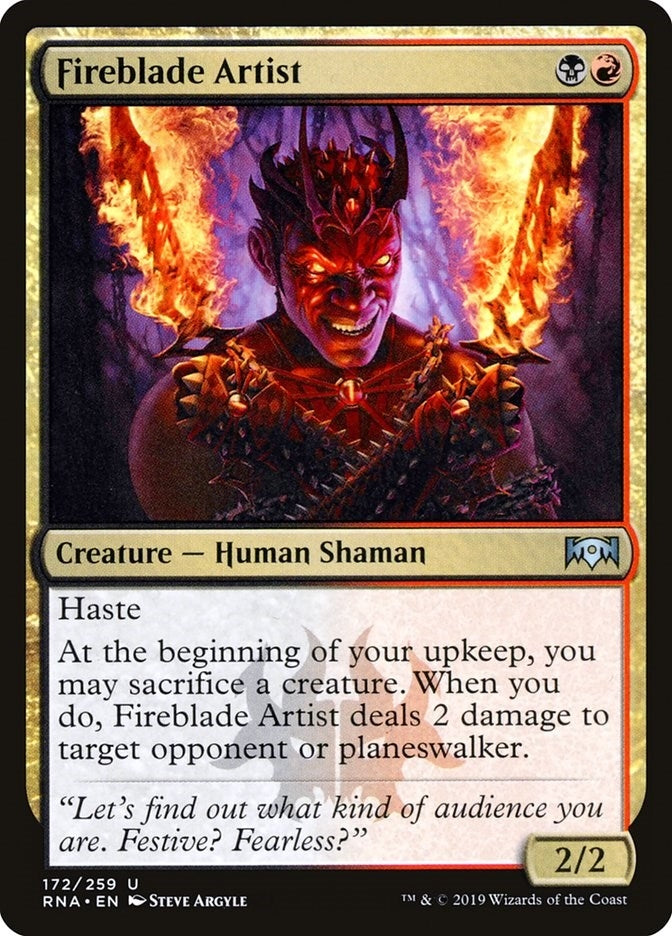 Fireblade Artist (172) (Ravnica Allegiance)