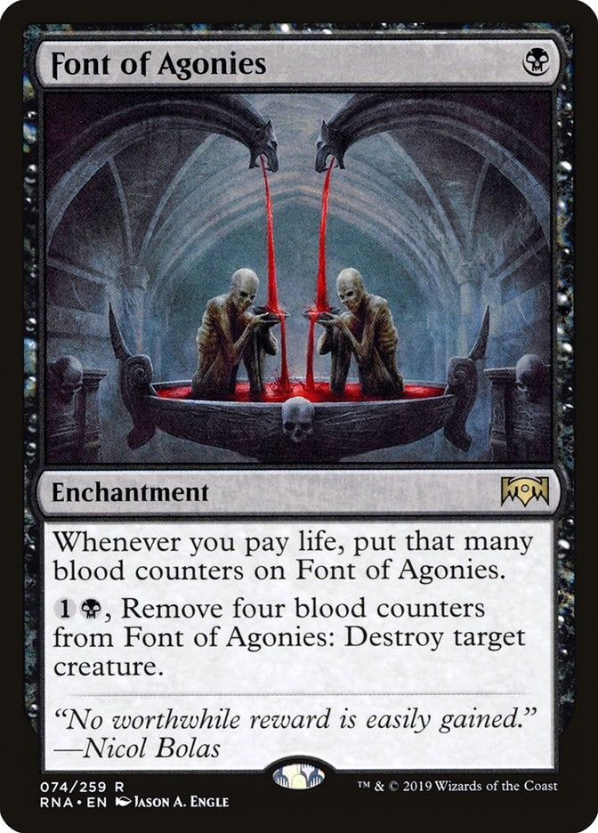 Image for Font of Agonies (74) (Ravnica Allegiance) - Magic: The Gathering
