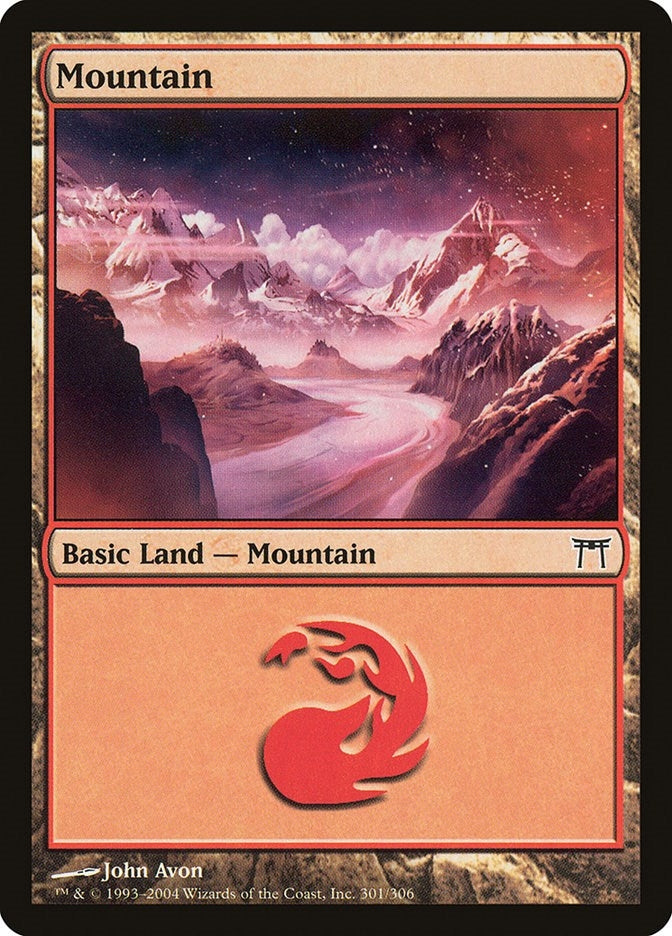 Image for Mountain (301) (301) (Champions of Kamigawa) (CHK) - Magic: The Gathering