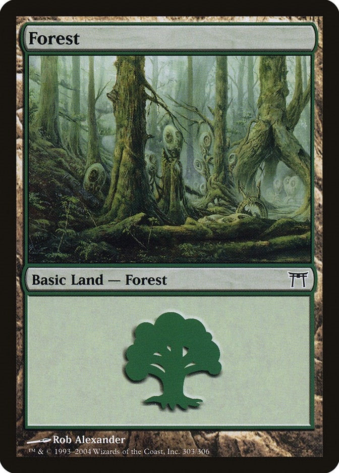 Image for Forest (303) (303) (Champions of Kamigawa) (CHK) - Magic: The Gathering