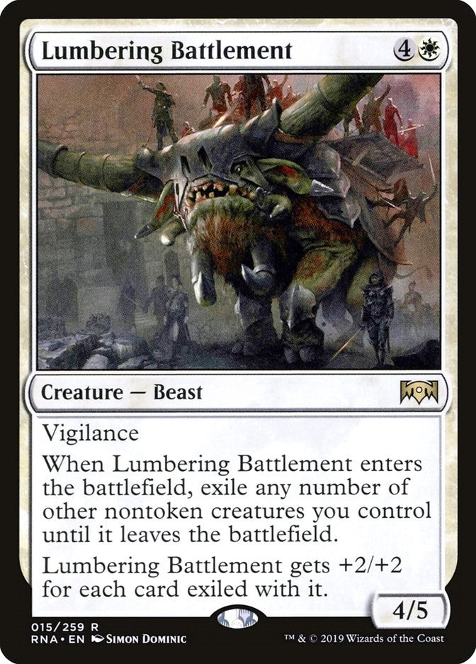 Image for Lumbering Battlement (15) (Ravnica Allegiance) - Magic: The Gathering