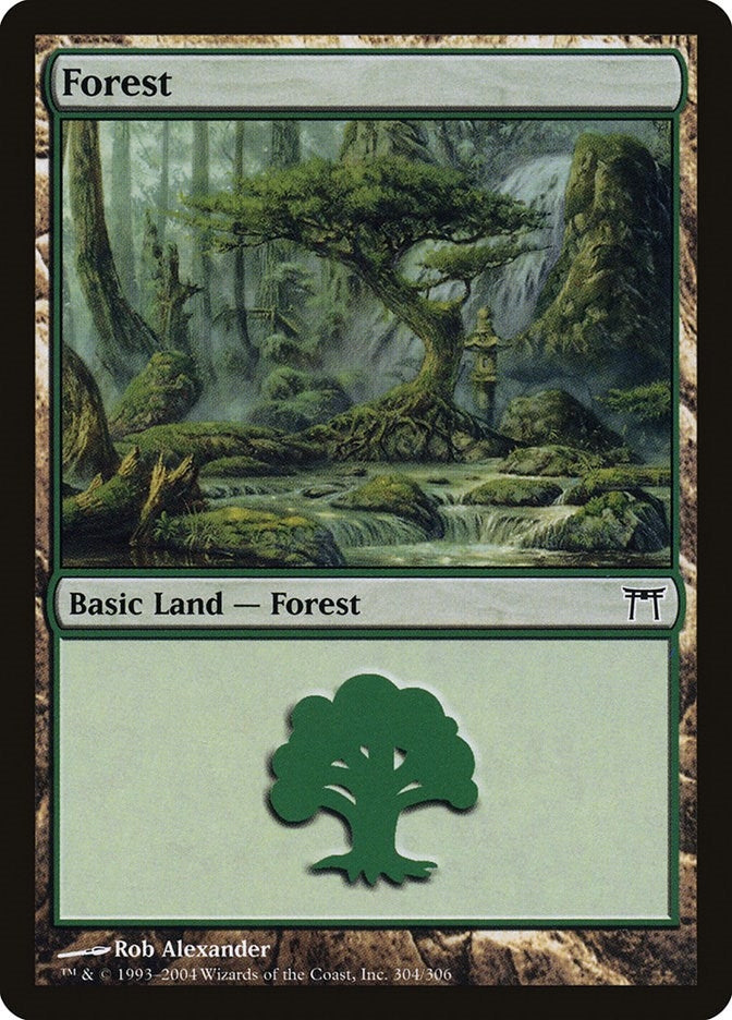 Image for Forest (304) (304) (Champions of Kamigawa) (CHK) - Magic: The Gathering