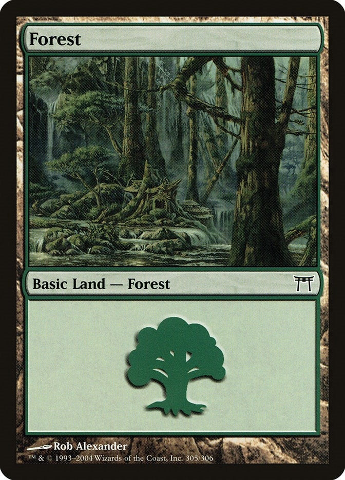 Image for Forest (305) (305) (Champions of Kamigawa) (CHK) - Magic: The Gathering