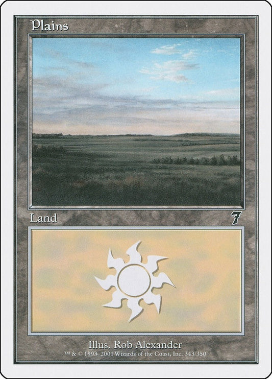 Image for Plains (343) (343) (7th Edition) - Magic: The Gathering