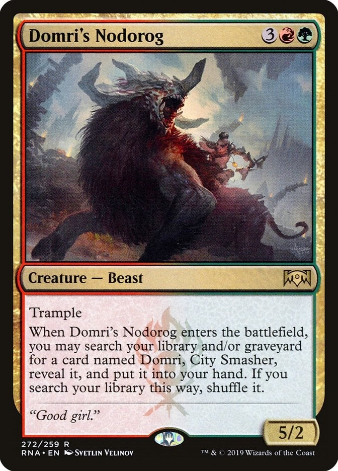 Image for Domri's Nodorog (272) (Ravnica Allegiance) - Magic: The Gathering