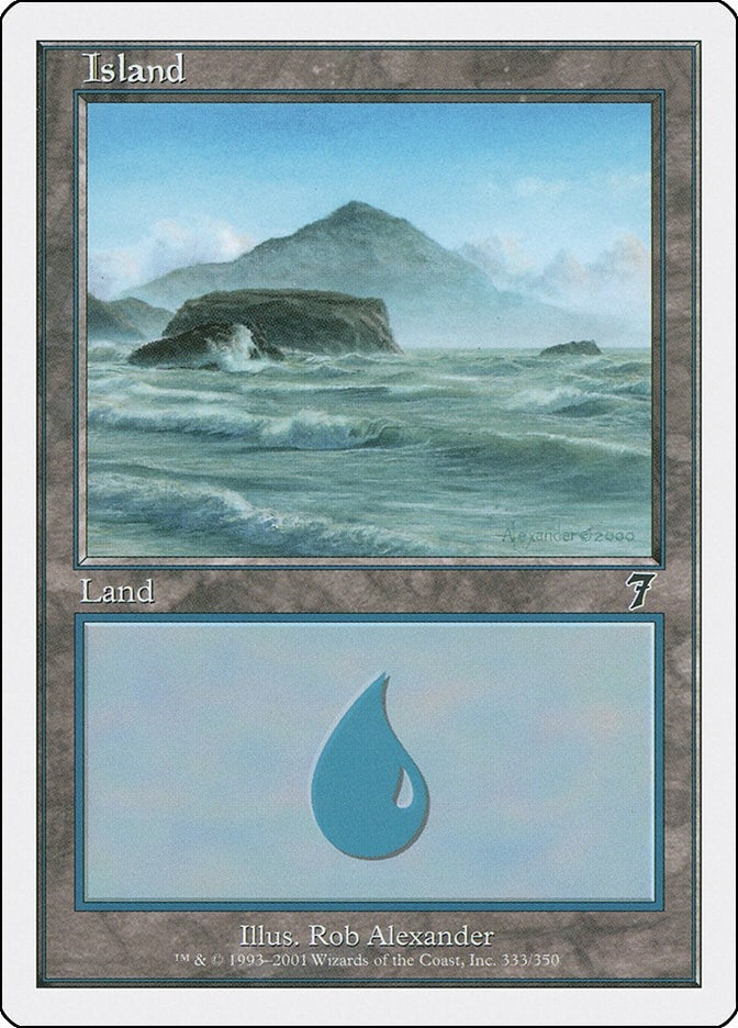 Image for Island (333) (333) (7th Edition) - Magic: The Gathering
