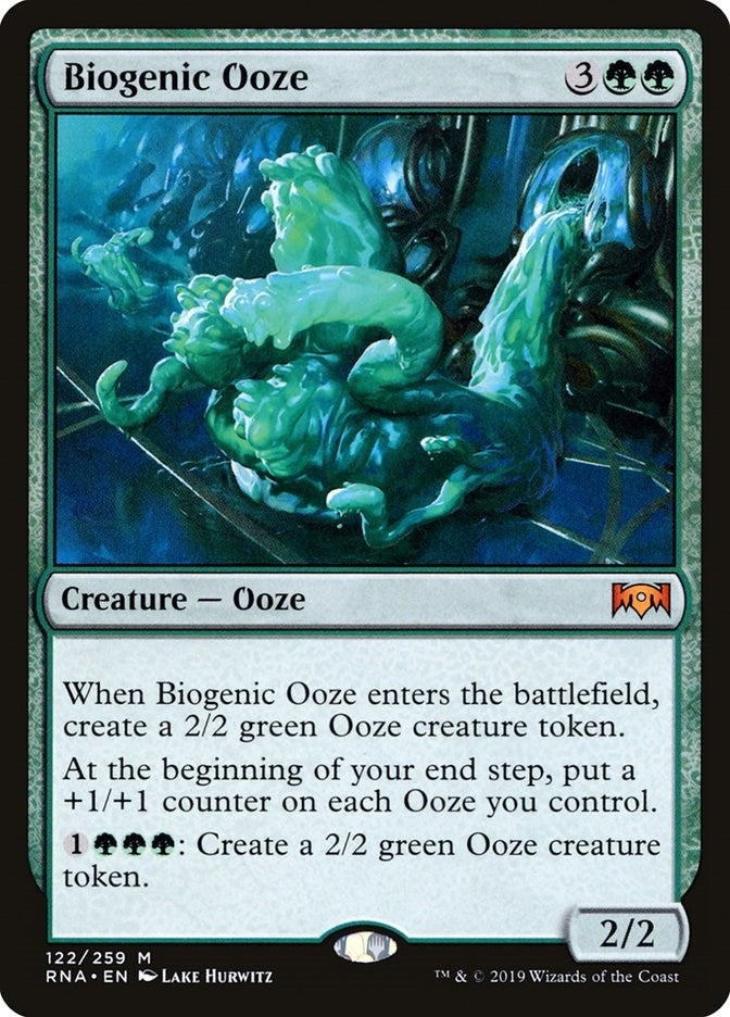 Image for Biogenic Ooze (122) (Ravnica Allegiance) - Magic: The Gathering