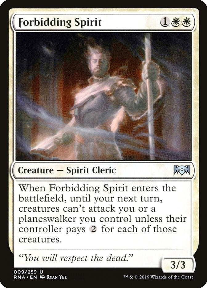 Forbidding Spirit (9) (Ravnica Allegiance)