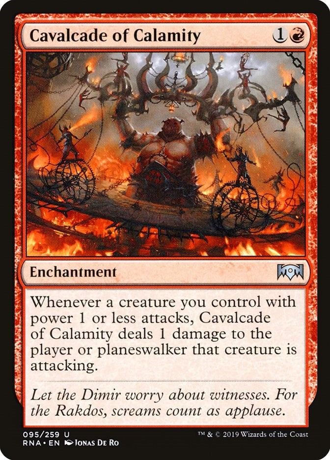 Cavalcade of Calamity (95) (Ravnica Allegiance)
