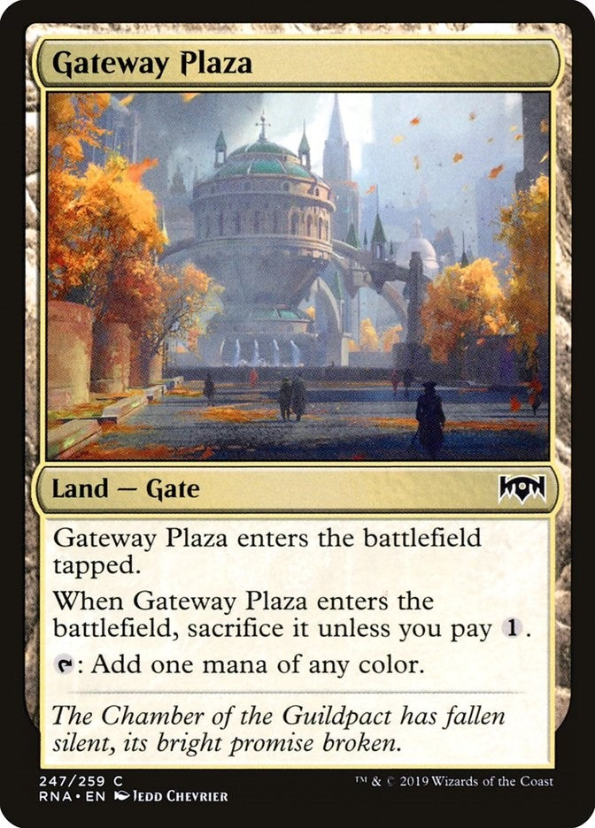 Image for Gateway Plaza (247) (Ravnica Allegiance) - Magic: The Gathering