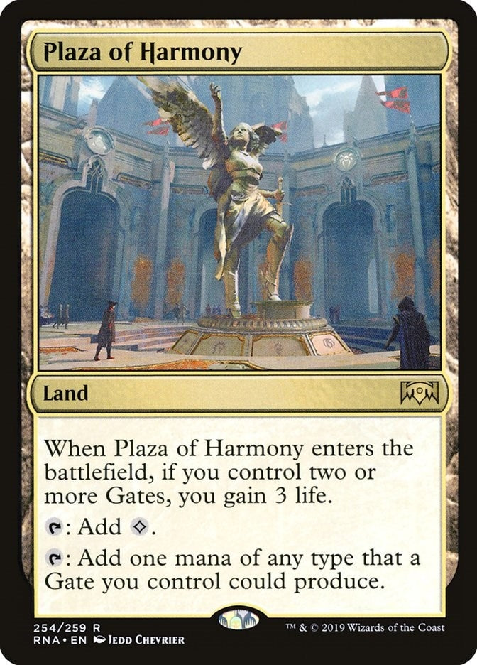 Image for Plaza of Harmony (254) (Ravnica Allegiance) - Magic: The Gathering