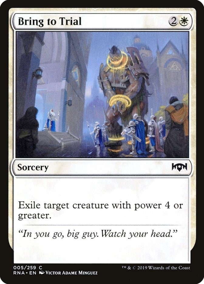 Bring to Trial (5) (Ravnica Allegiance)
