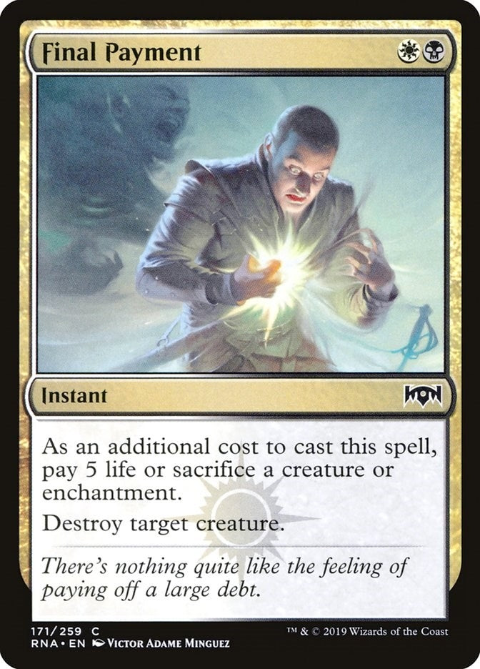 Final Payment (171) (Ravnica Allegiance)