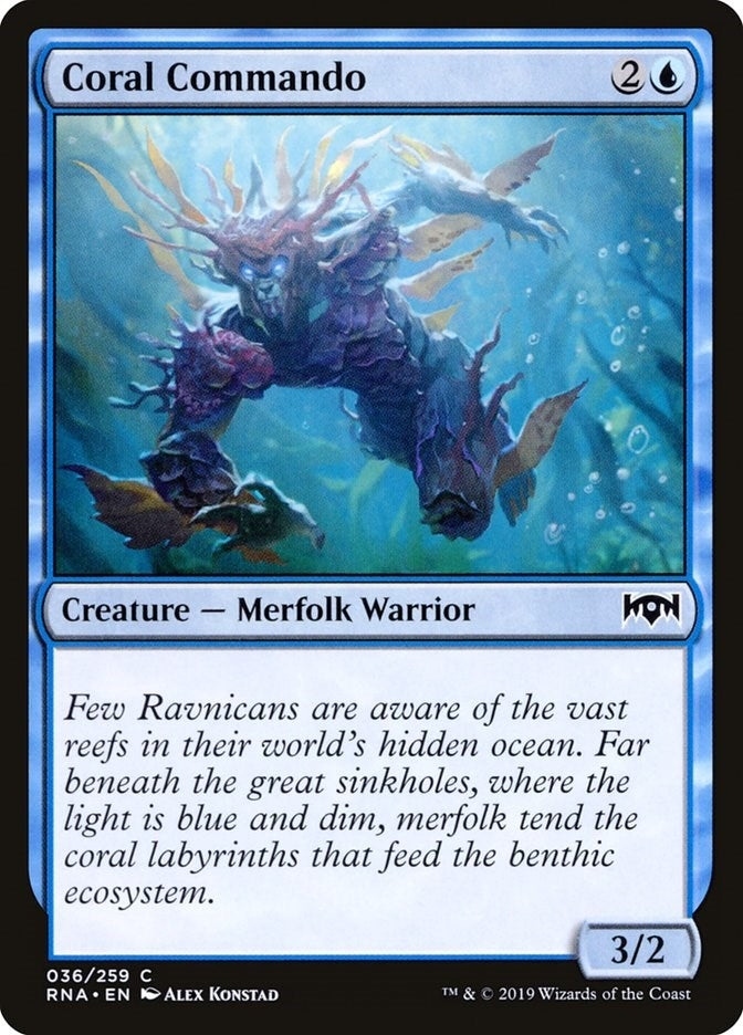 Image for Coral Commando (36) (Ravnica Allegiance) - Magic: The Gathering