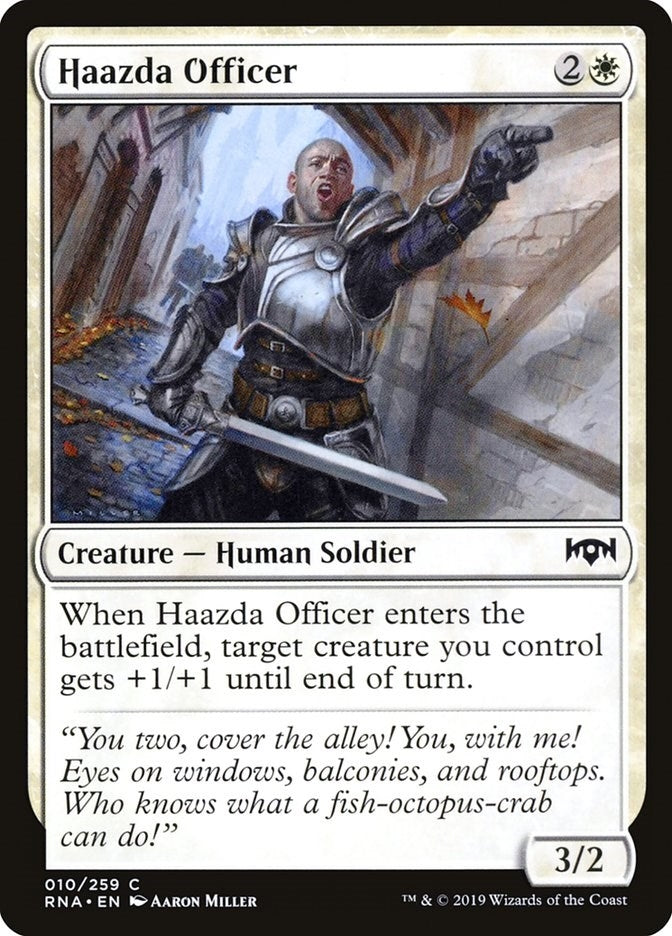 Image for Haazda Officer (10) (Ravnica Allegiance) - Magic: The Gathering