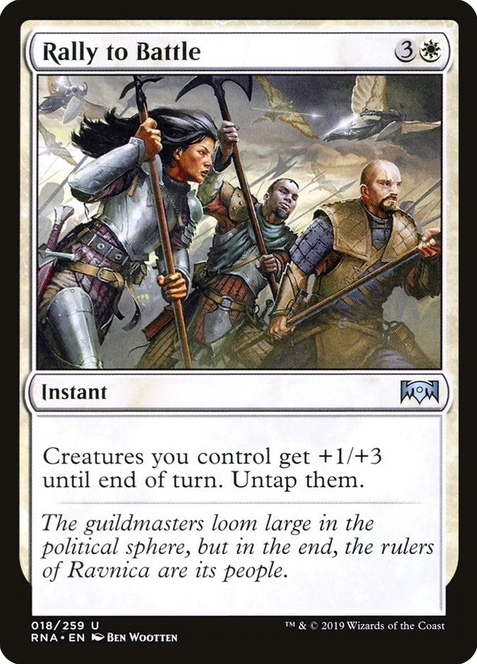 Image for Rally to Battle (18) (Ravnica Allegiance) - Magic: The Gathering