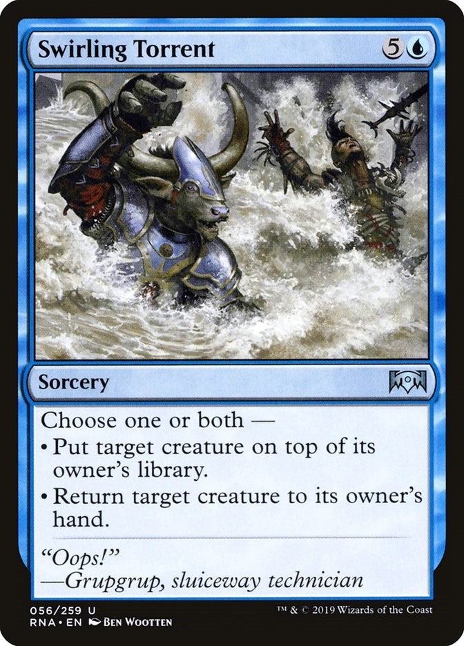 Image for Swirling Torrent (56) (Ravnica Allegiance) - Magic: The Gathering