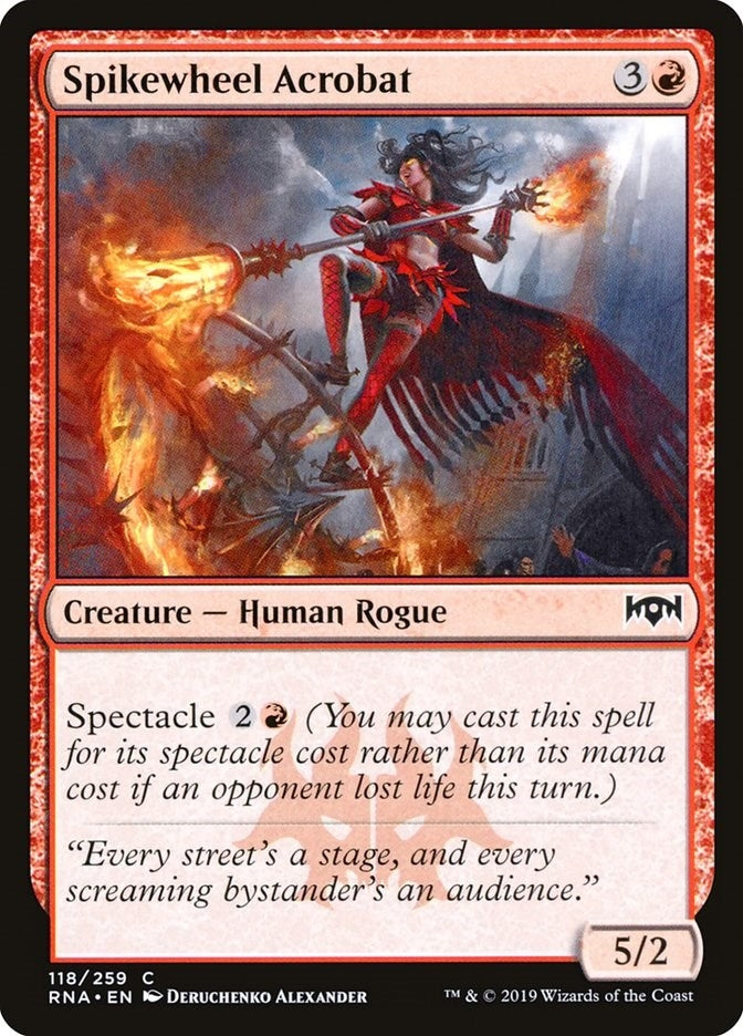 Image for Spikewheel Acrobat (118) (Ravnica Allegiance) - Magic: The Gathering