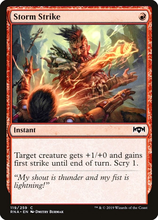Image for Storm Strike (119) (Ravnica Allegiance) - Magic: The Gathering