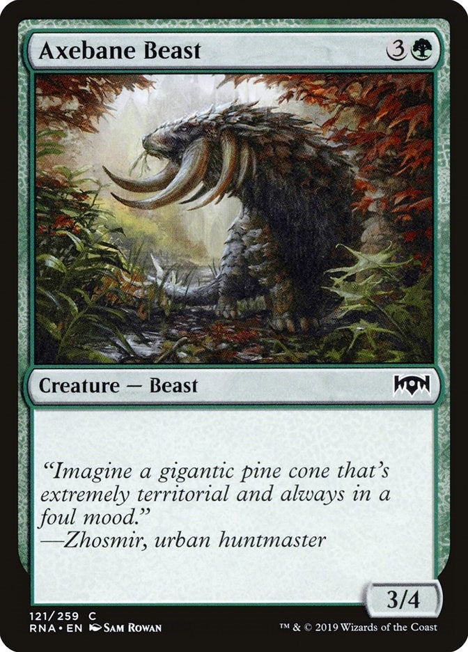 Axebane Beast (121) (Ravnica Allegiance)