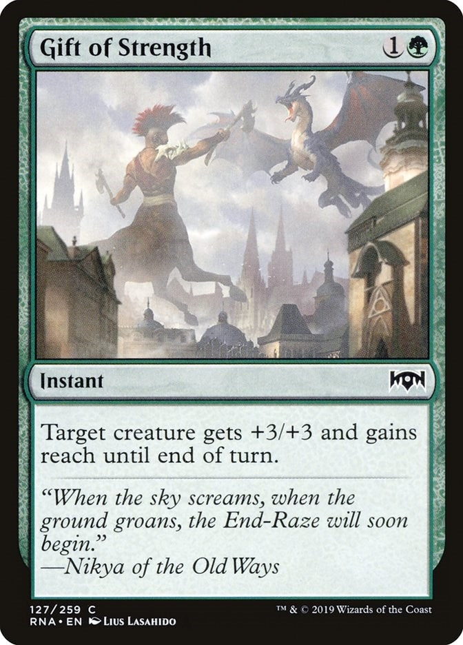 Gift of Strength (127) (Ravnica Allegiance)