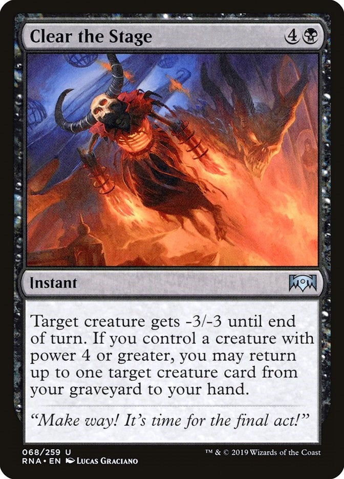Image for Clear the Stage (68) (Ravnica Allegiance) - Magic: The Gathering