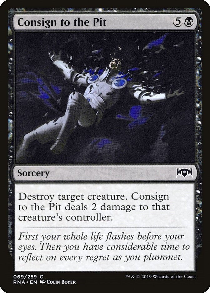 Image for Consign to the Pit (69) (Ravnica Allegiance) - Magic: The Gathering