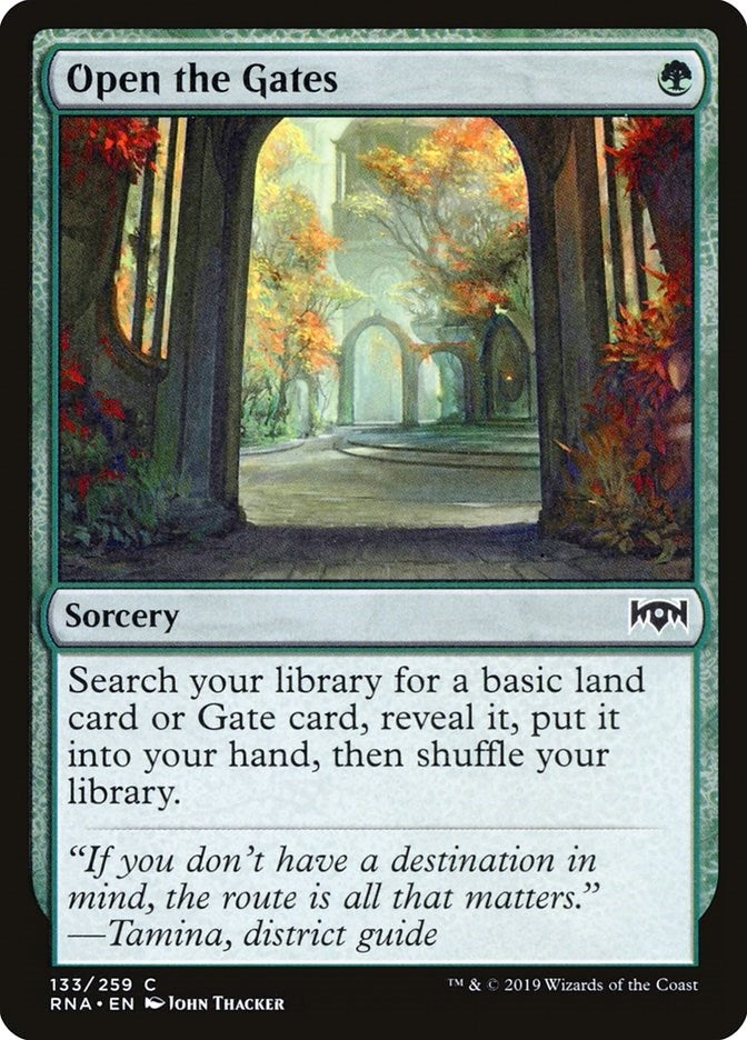 Image for Open the Gates (133) (Ravnica Allegiance) - Magic: The Gathering