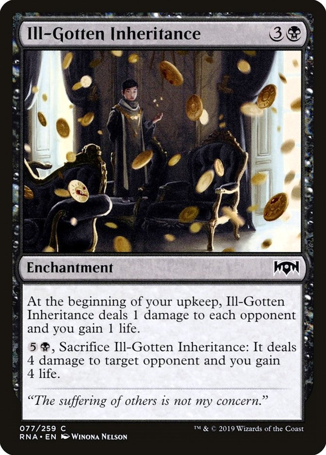 Image for Ill-Gotten Inheritance (77) (Ravnica Allegiance) - Magic: The Gathering