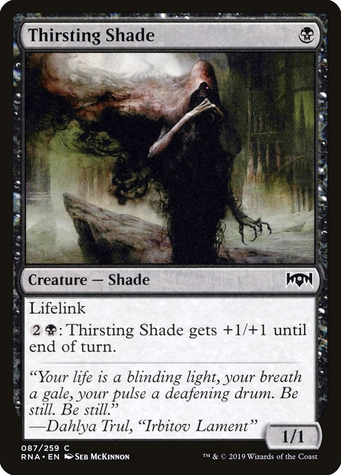 Image for Thirsting Shade (87) (Ravnica Allegiance) - Magic: The Gathering