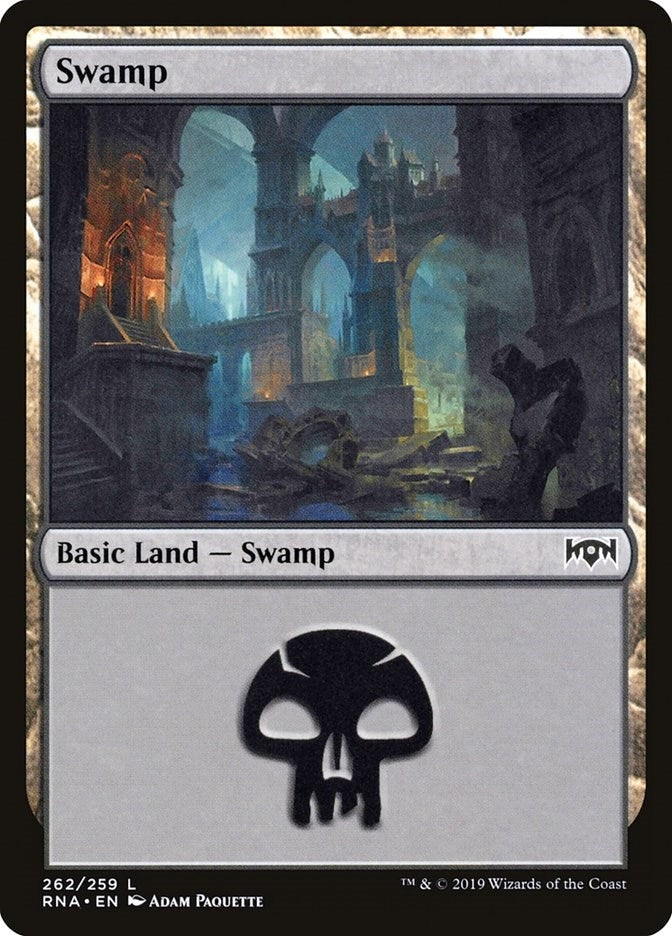 Image for Swamp (262) (Ravnica Allegiance) - Magic: The Gathering
