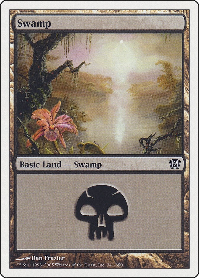 Image for Swamp (341) (341) (9th Edition) - Magic: The Gathering