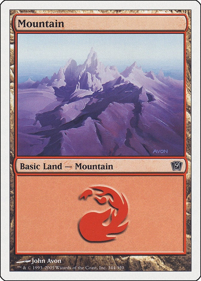 Image for Mountain (344) (344) (9th Edition) - Magic: The Gathering