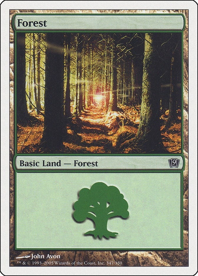Image for Forest (347) (347) (9th Edition) - Magic: The Gathering