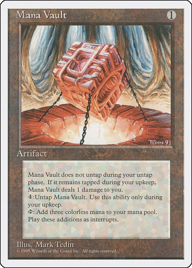 Image for Mana Vault (352) (Fourth Edition) - Magic: The Gathering