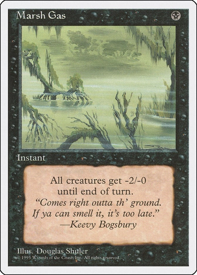 Image for Marsh Gas (Fourth Edition) - Magic: The Gathering