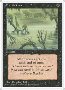 Image for Marsh Gas (Fourth Edition) - Magic: The Gathering