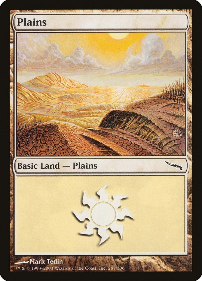 Image for Plains (287) (287) (Mirrodin) - Magic: The Gathering